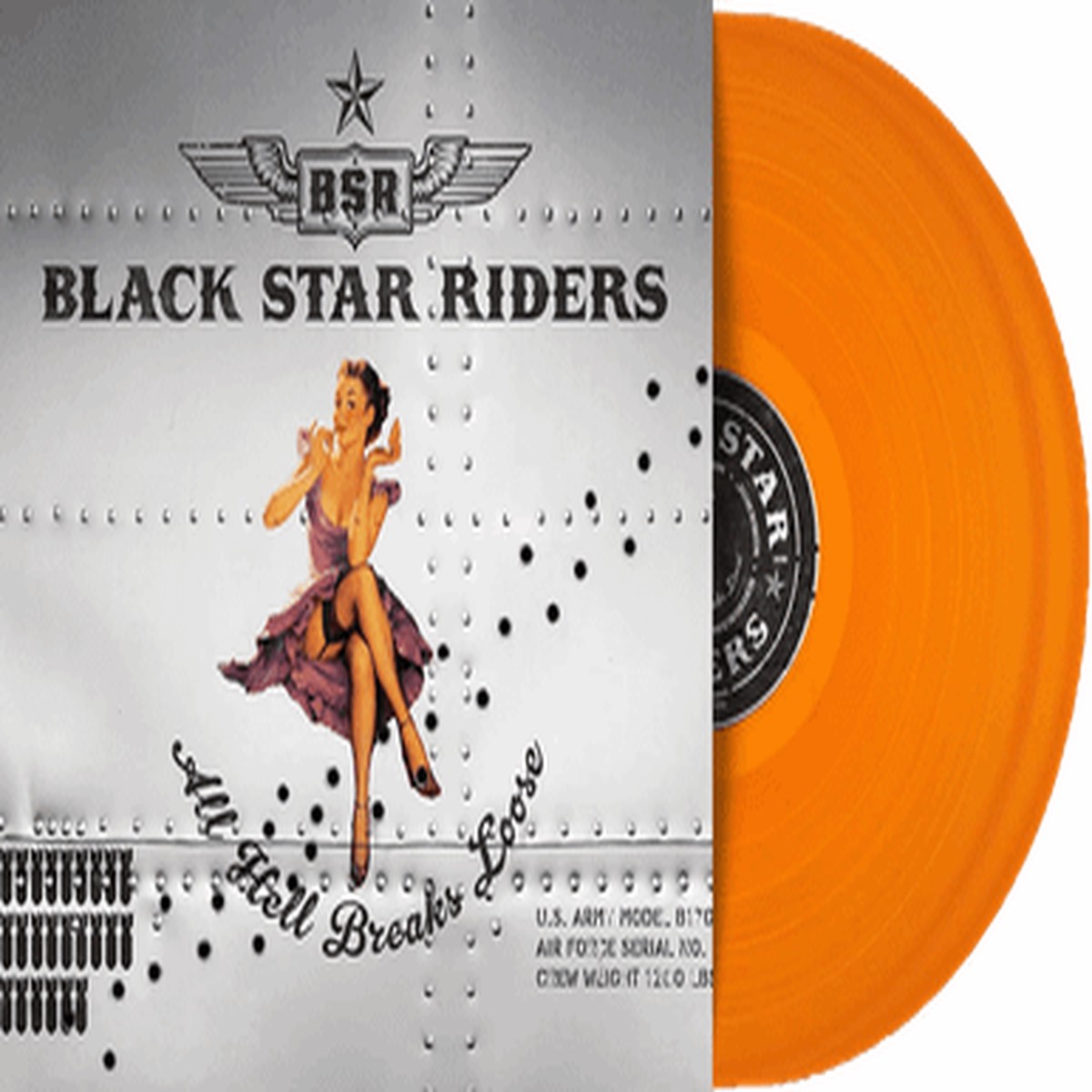 Black Star Riders - All Hell Breaks Loose (2LP) - Limited Edition Orange Vinyl