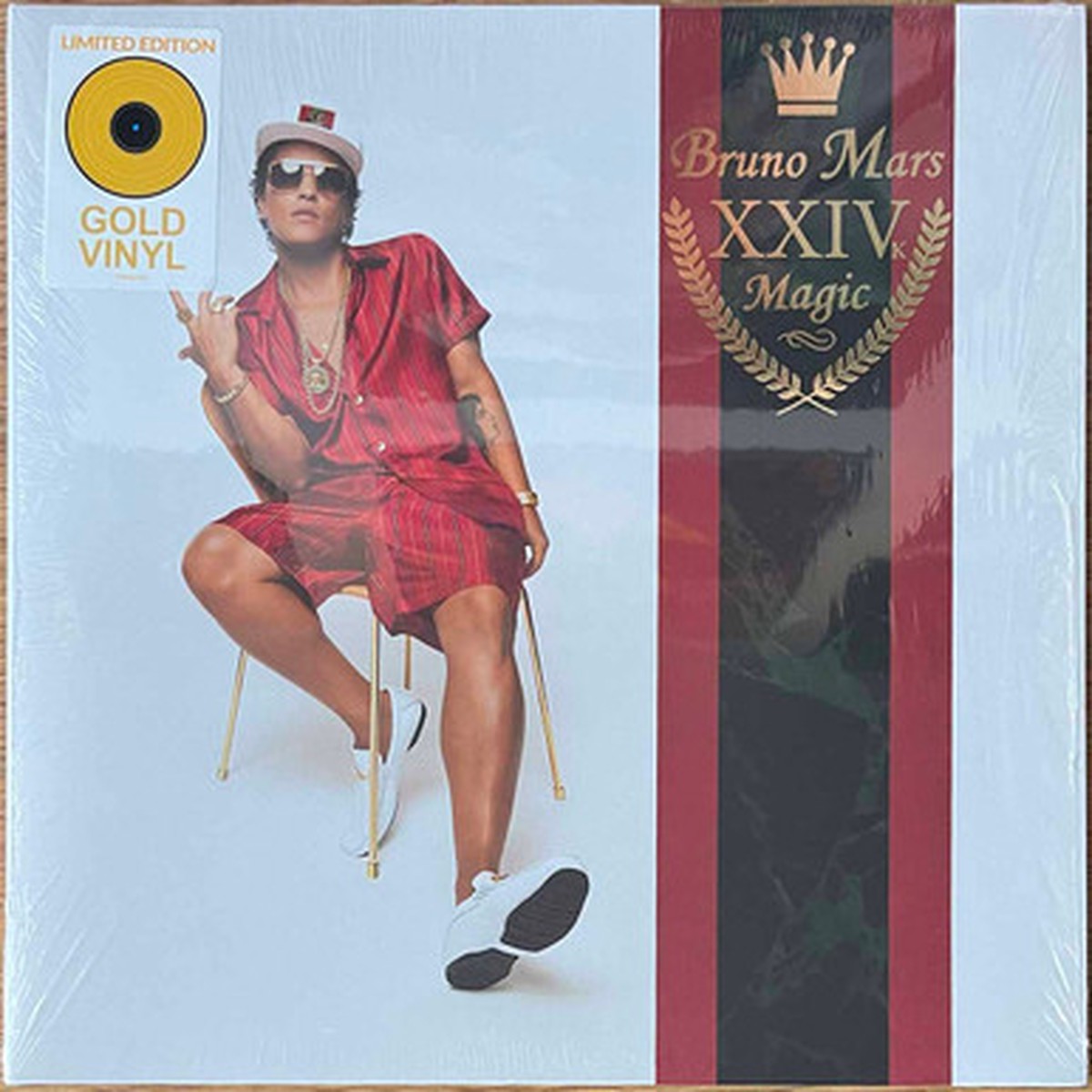 Bruno Mars - XXIVK Magic (LP) - Gold Vinyl - NM/NM