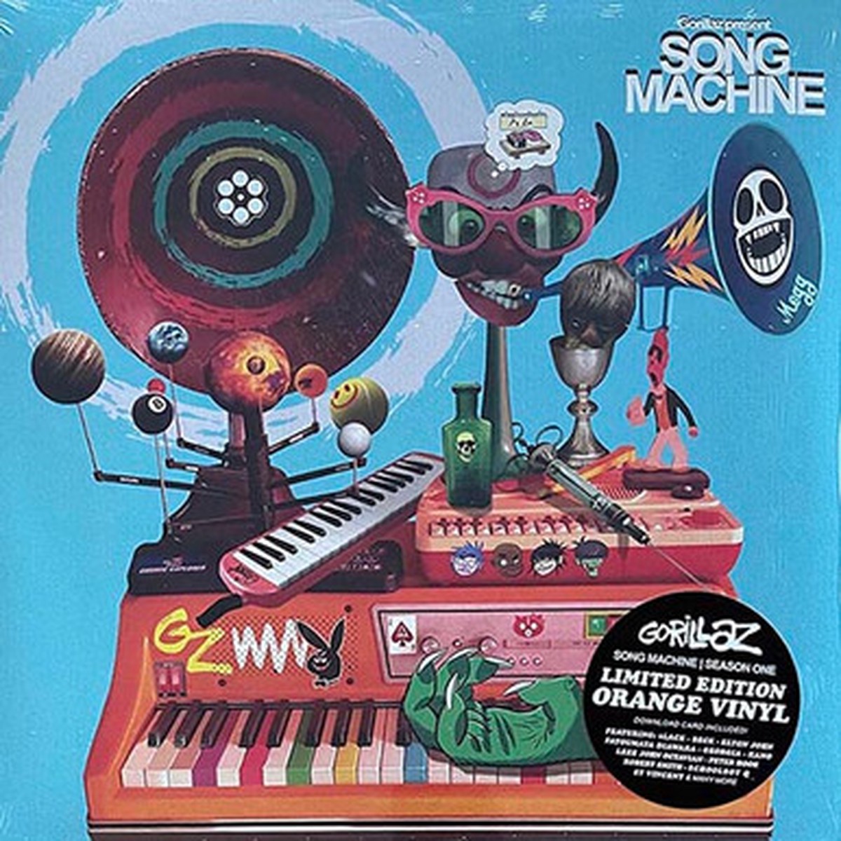 Gorillaz - Song Machine Season One (LP) - Neon Orange Vinyl