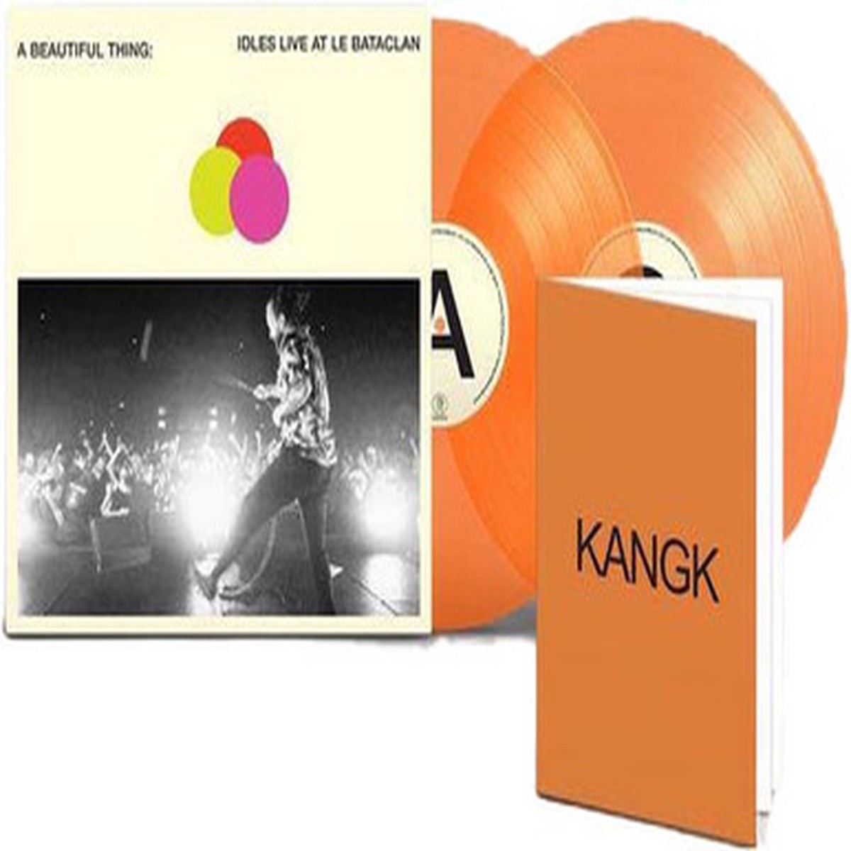 Idles - A Beautiful Thing: Idles Live At Le Bataclan (2LP) - Limited Edition Clear Orange Vinyl