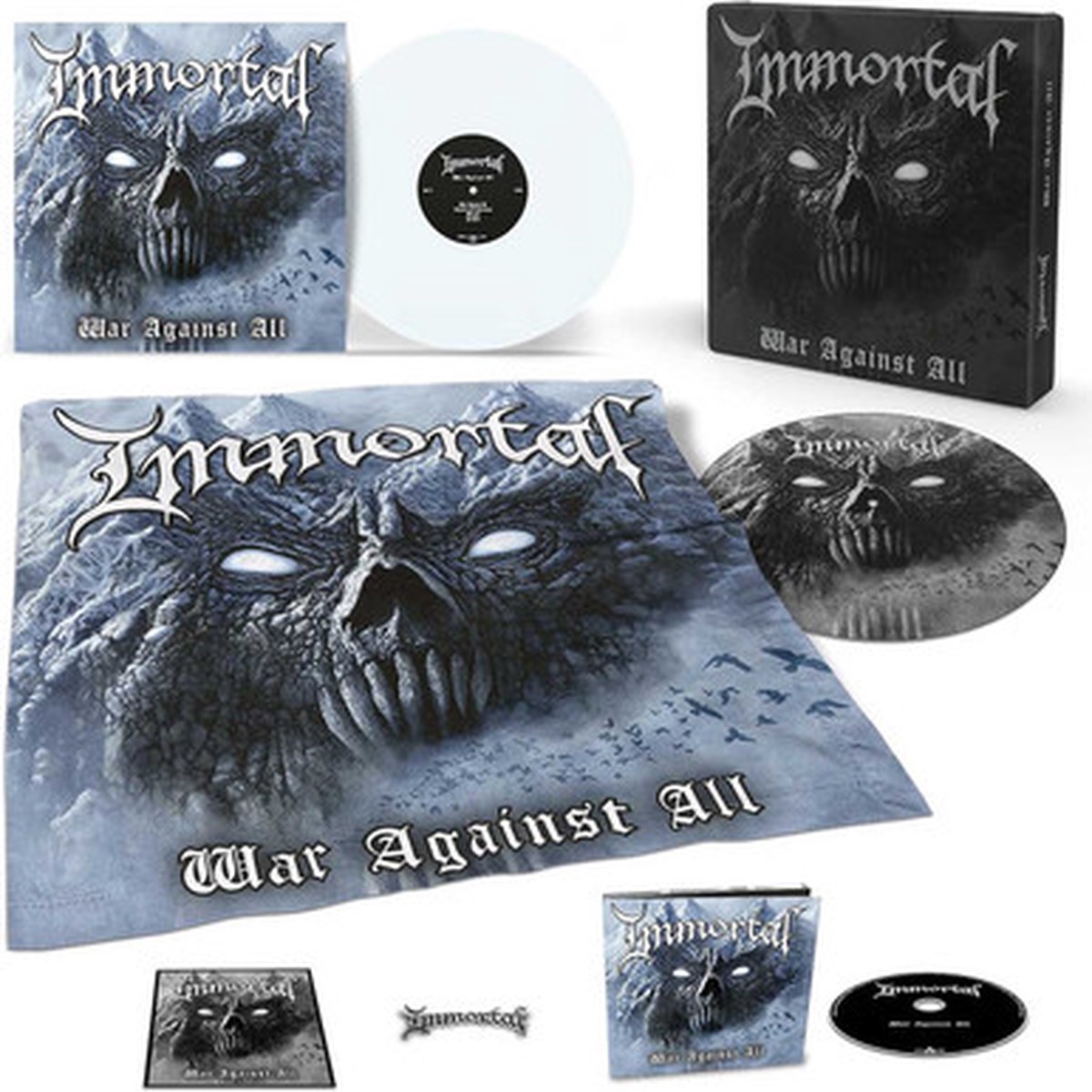 Immortal - War Against All (LP) - White Vinyl