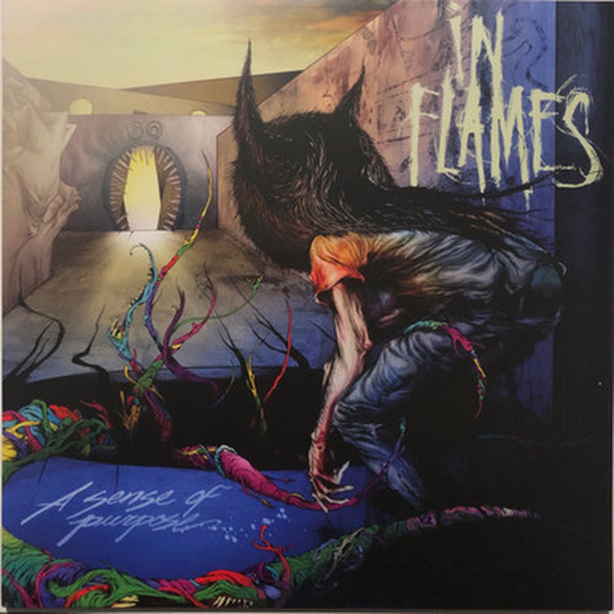 In Flames - A Sense Of Purpose (2LP) - Ocean Blue Transparent Vinyl