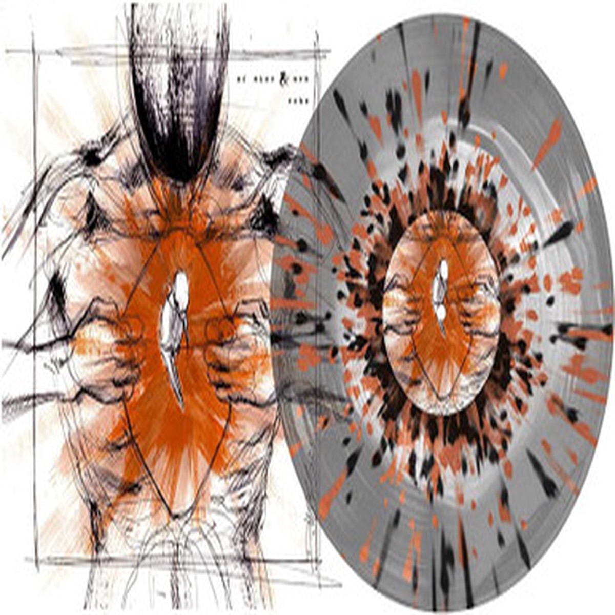 Of Mice & Men - Echo (LP) - Clear w/ Orange & Black Splatter Vinyl