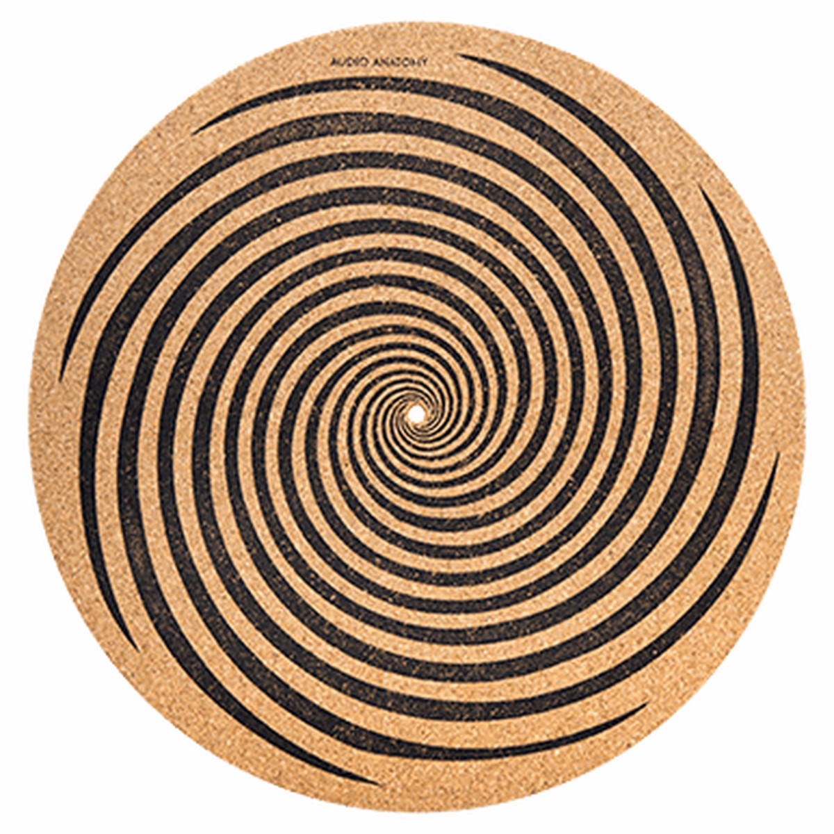 Record Player Slipmat - Spiral Cork - 3mm