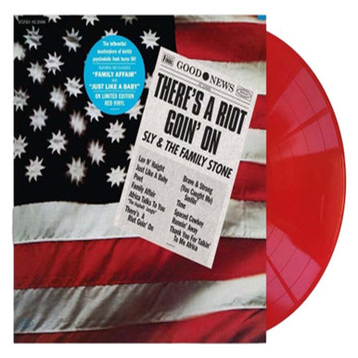 Sly & The Family Stone - There's A Riot Goin' On (LP) - 50th Anniversary Ltd Edition Red Vinyl