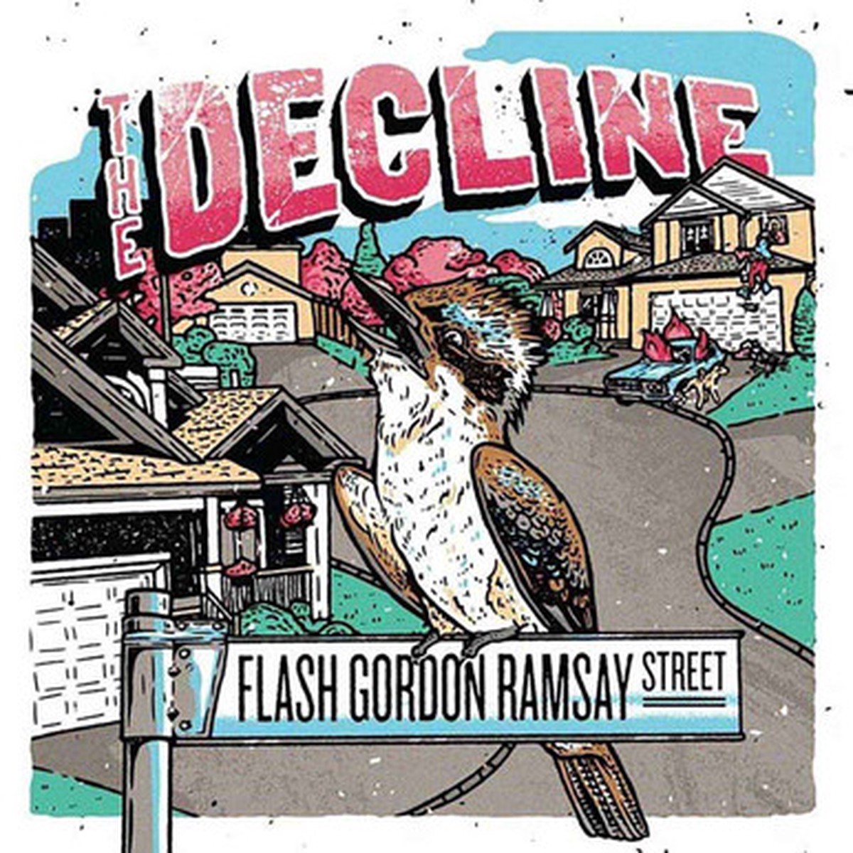 The Decline - Flash Gordon Ramsay Street (LP) - Frosted Clear Vinyl