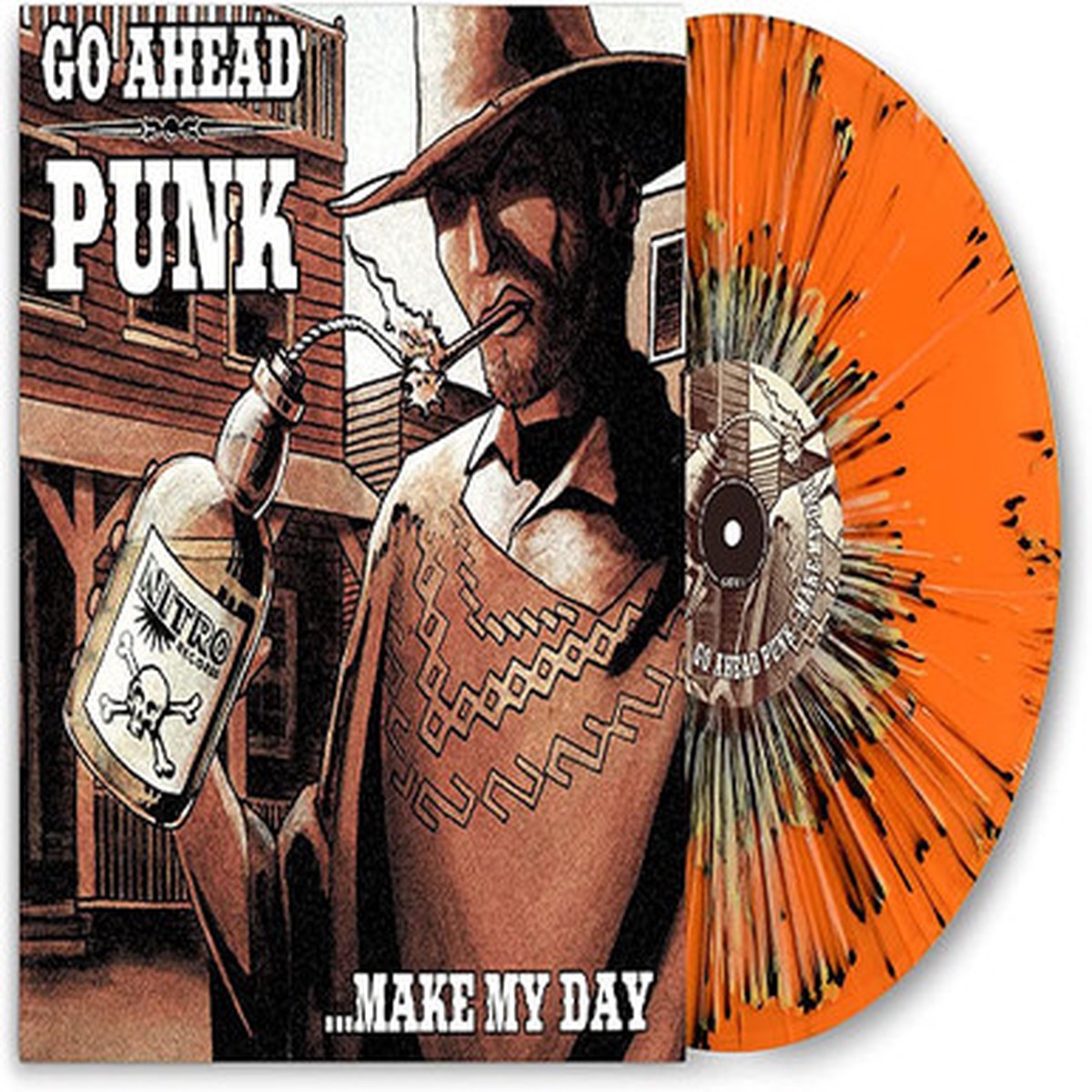 Various - Go Ahead Punk ... Make My Day (LP) - Ltd Edition RSD 22 Orange Vinyl