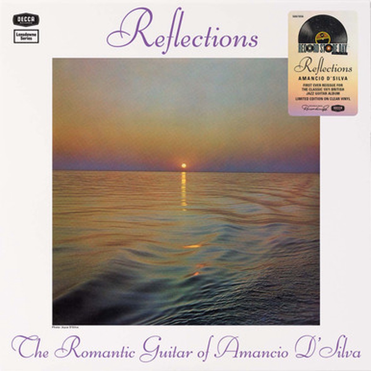 Amancio D'Silva - Reflections - The Romantic Guitar Of Amancio D'silva (Transparent LP) - RSD 24