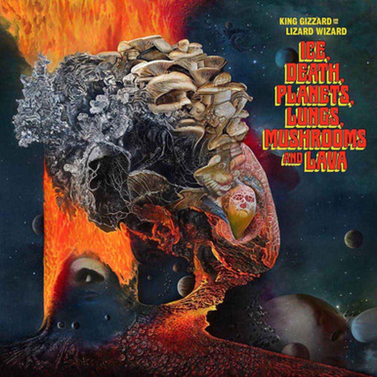 King Gizzard And The Lizard Wizard - Ice, Death, Planets, Lungs, Mushrooms And Lava (2LP)
