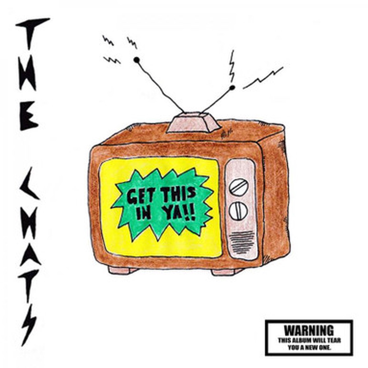The Chats - Get This In Ya!! (EP) - Clear with Orange Splatter Vinyl