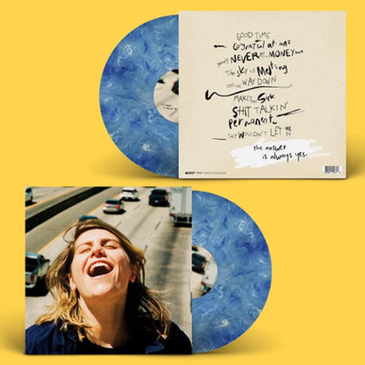 Alex Lahey - The Answer Is Always Yes (LP) - Limited Edition Blue & White Marbled Vinyl