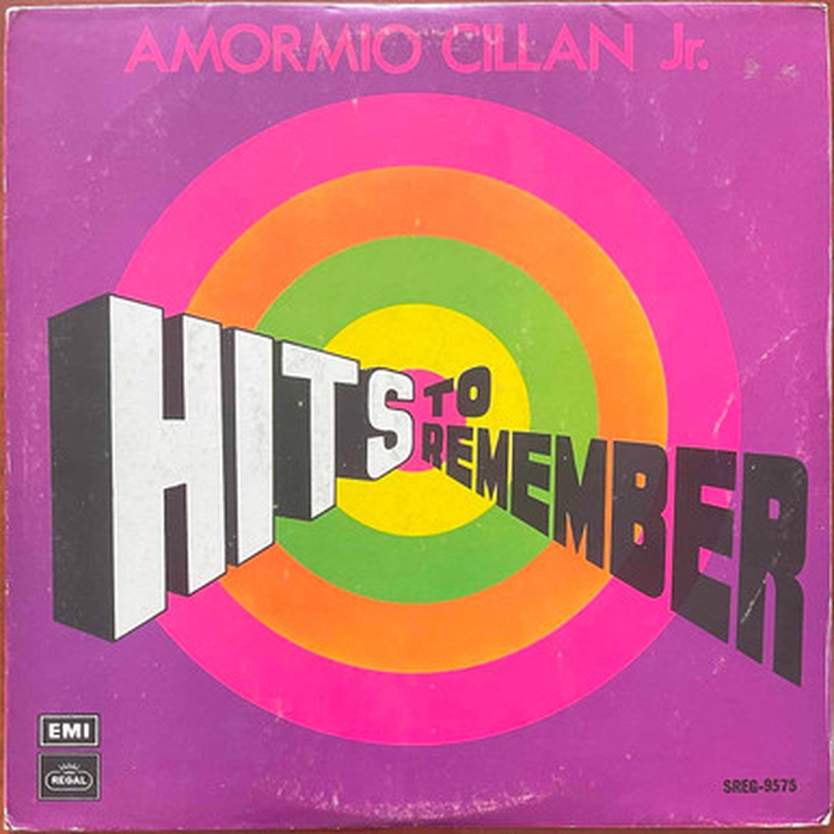 Amormio Cillan Jr. - Hits To Remember (LP) - VG/VG+