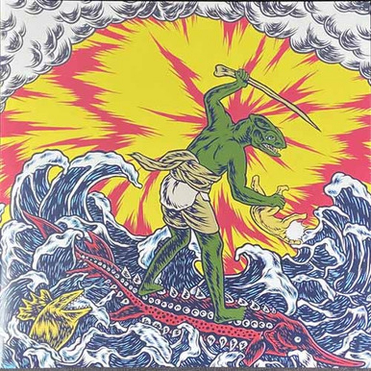 King Gizzard And The Lizard Wizard - Teenage Gizzard (LP) - Ltd. Ed. Pink & Clear Vinyl + Bonus 7"