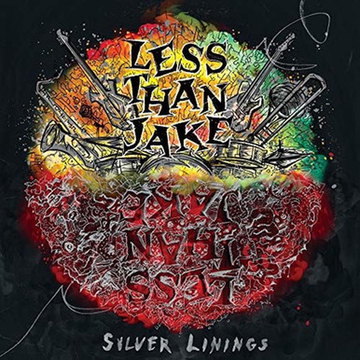 Less Than Jake - Silver Linings (LP) - Ltd Edition Pink/Clear/Splatter Vinyl