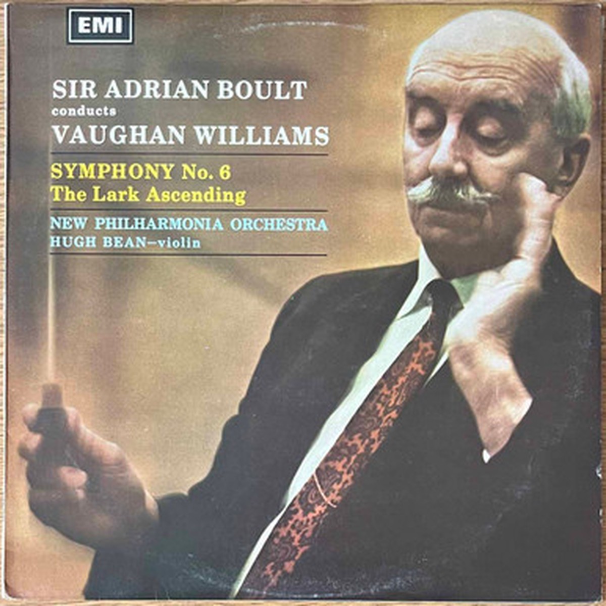 Sir Adrian Boult/Vaughan Williams - Symphony No. 6, The Lark Ascending (LP) - VG+/VG+