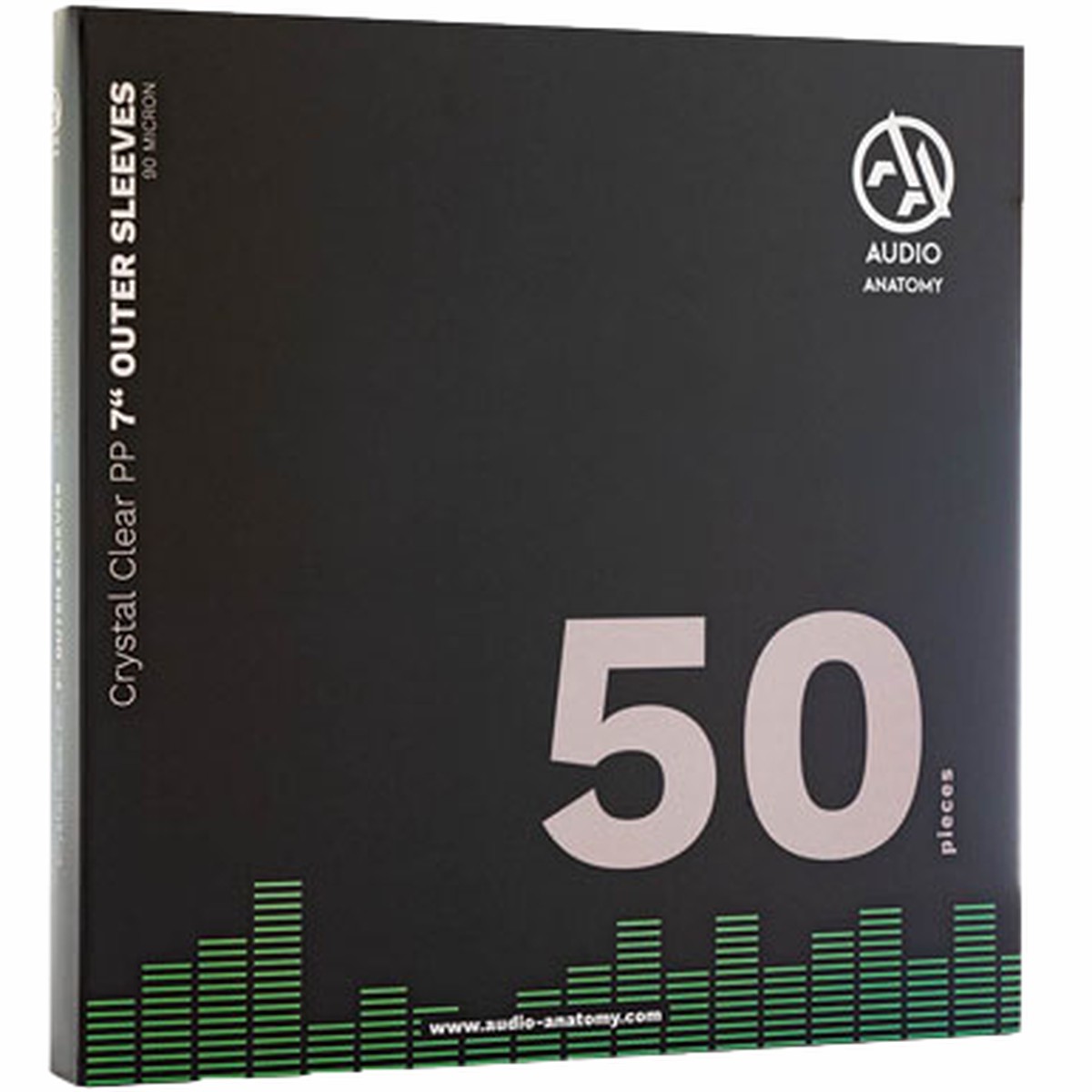 7" PP Crystal Clear Outer Sleeves (90 Micron)