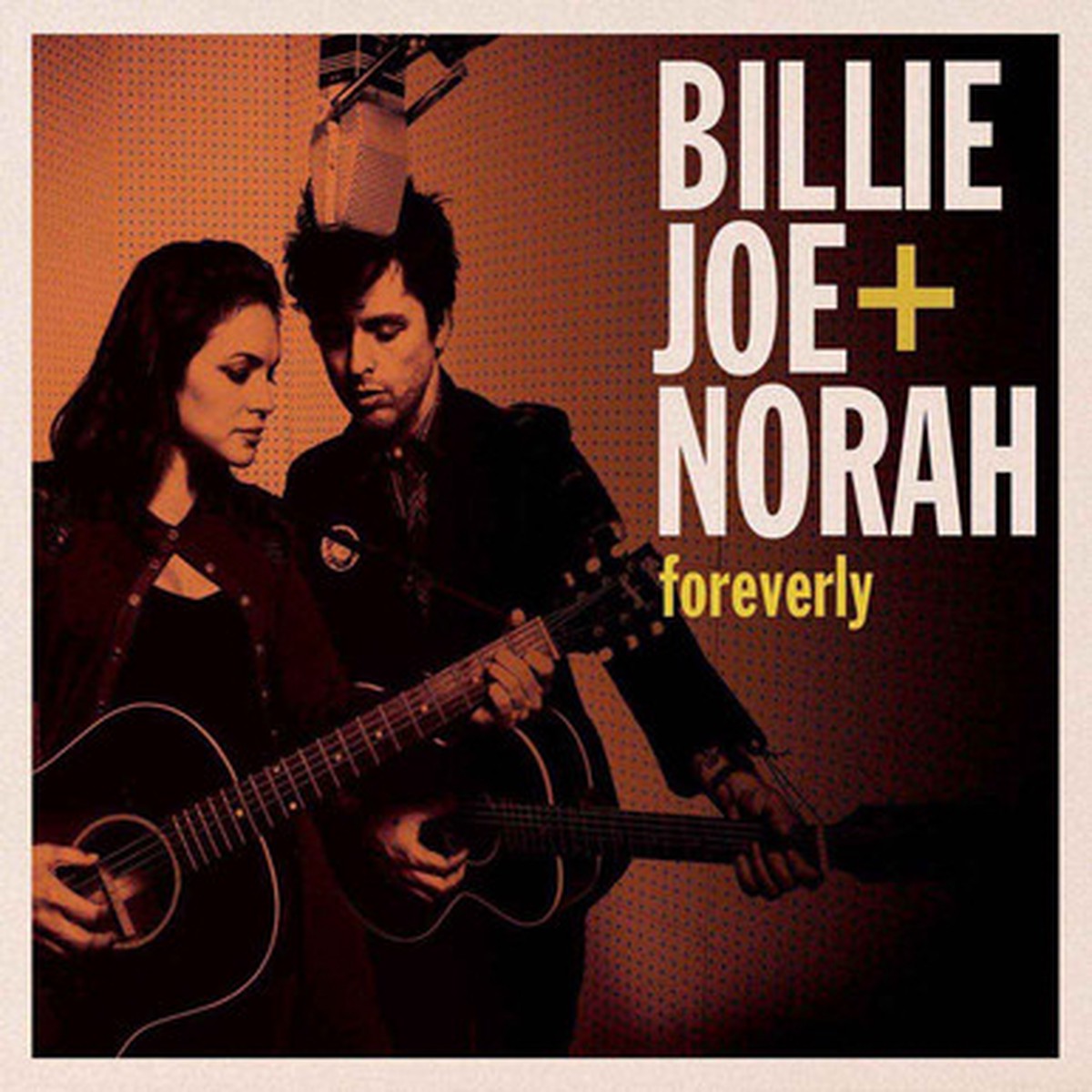 Billie Joe + Norah - Foreverly (LP) - Limited Edition Orange Ice Cream Vinyl