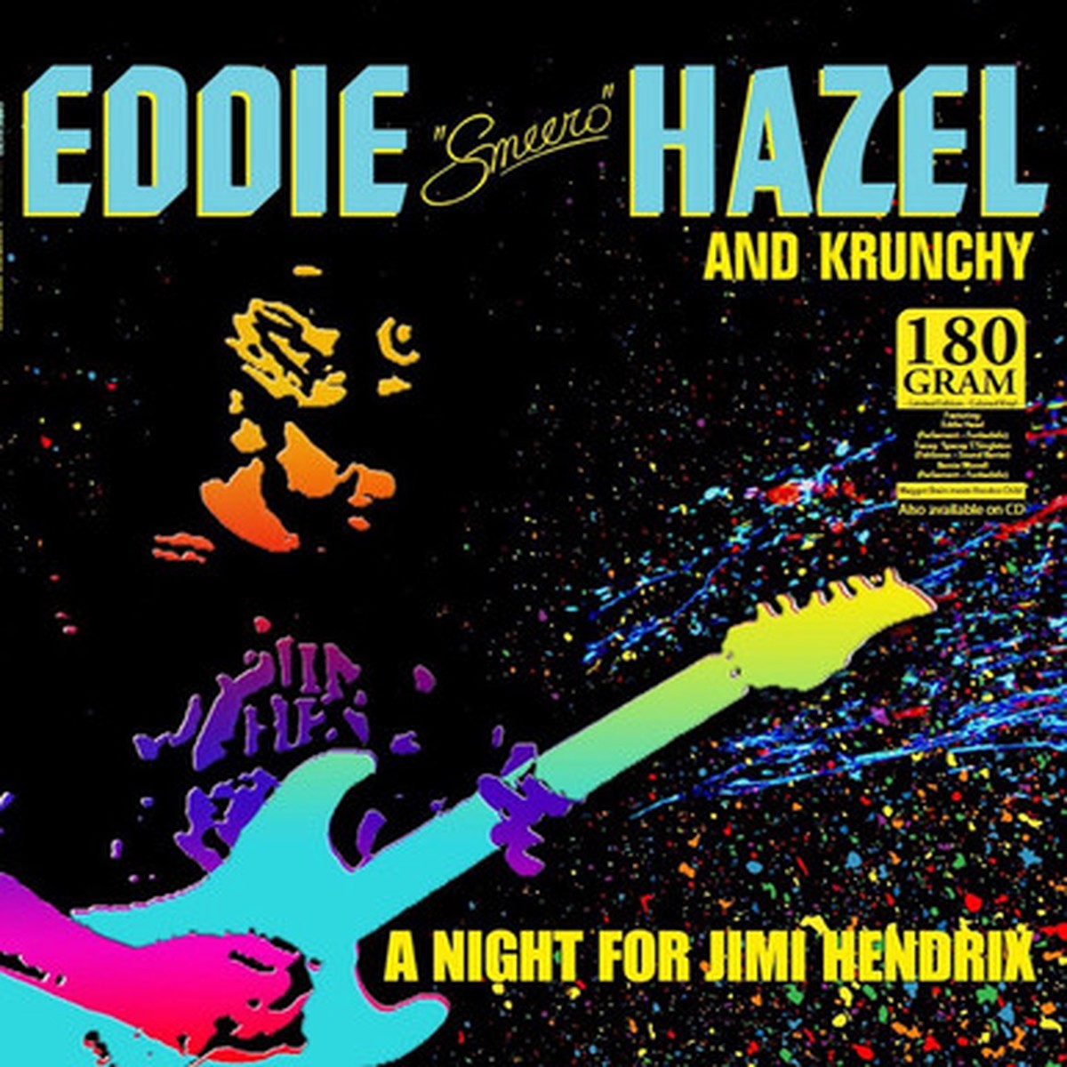 Eddie Hazel and Krunchy - A Night For Jimi Hendrix (LP) - 180g Yellow Vinyl