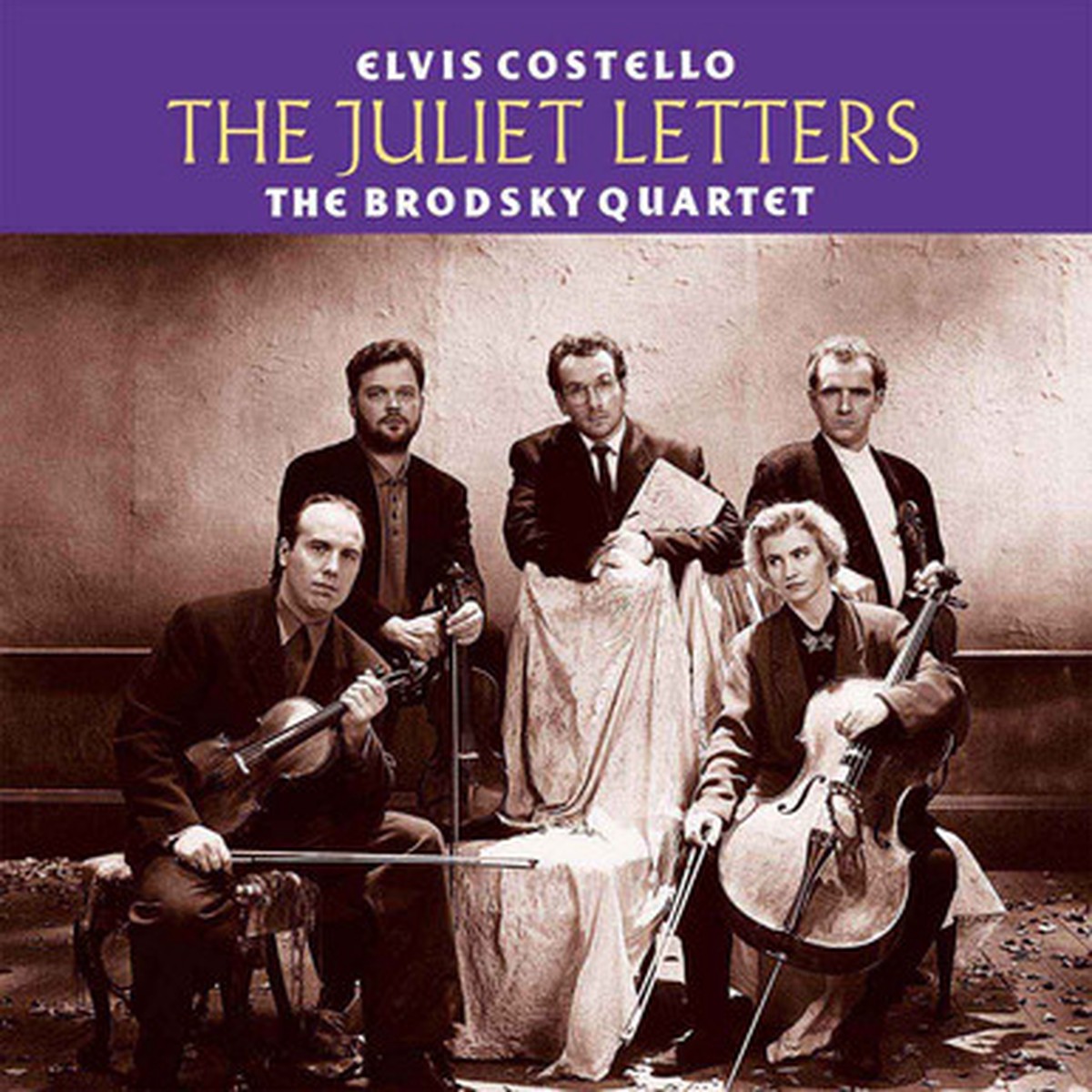 Elvis Costello And The Brodsky Quartet - The Juliet Letters (LP) - Numbered Limited Edition Purple Vinyl