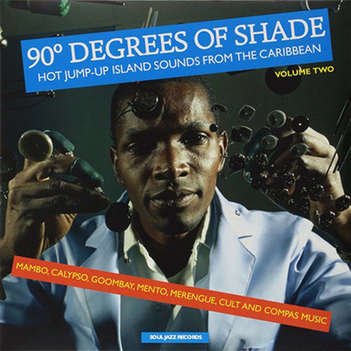 Various - 90 Degrees Of Shade (Hot Jump - Up Island Sounds From The Caribbean) (Volume Two) (2LP)