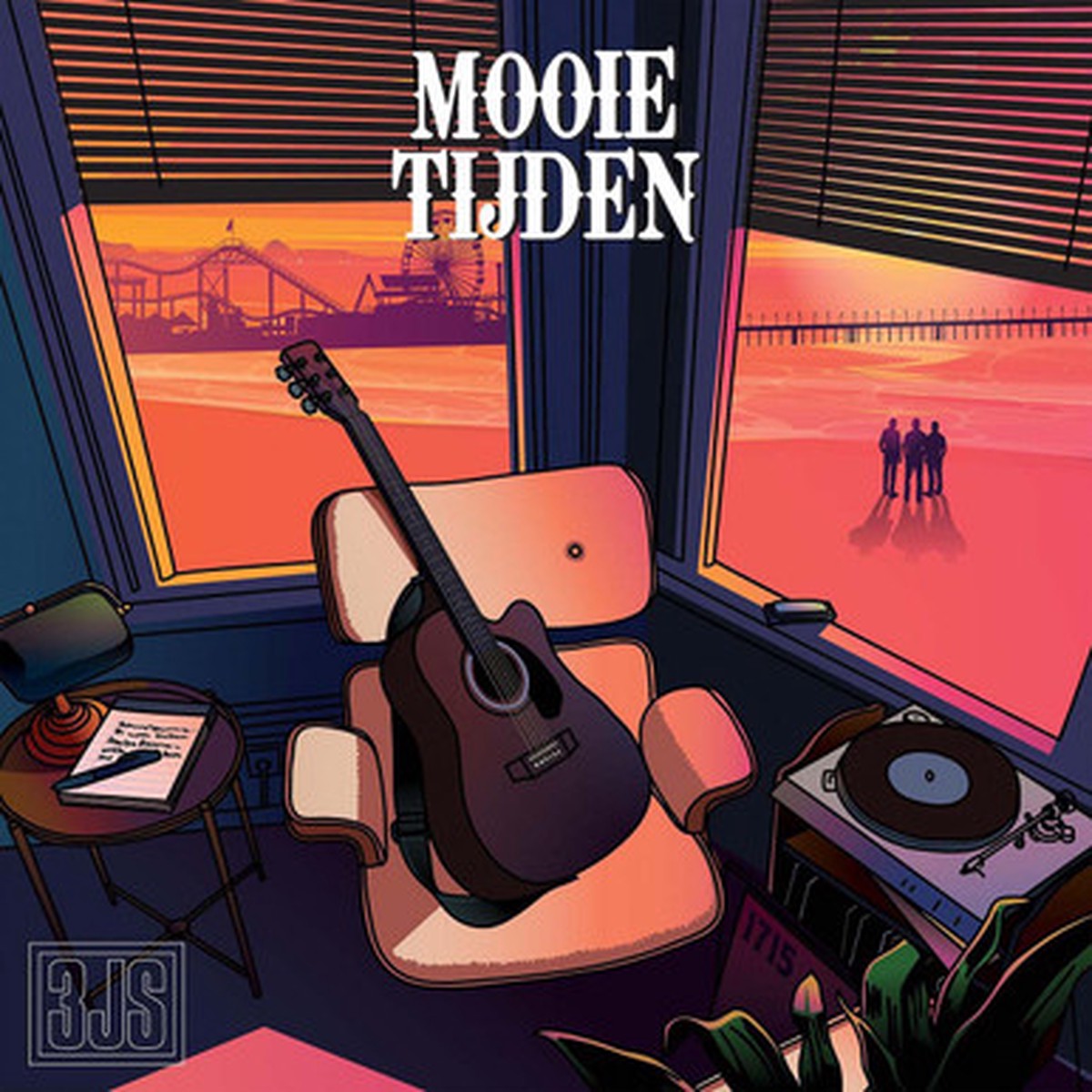 3JS - Mooie Tijden (LP) - Numbered Limited Edition Orange Vinyl
