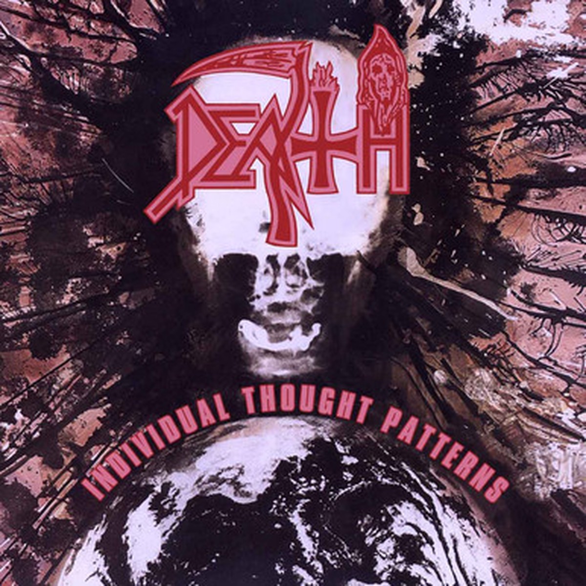 Death - Individual Thought Patterns (LP) - Deluxe Edition Pink White & Red Vinyl
