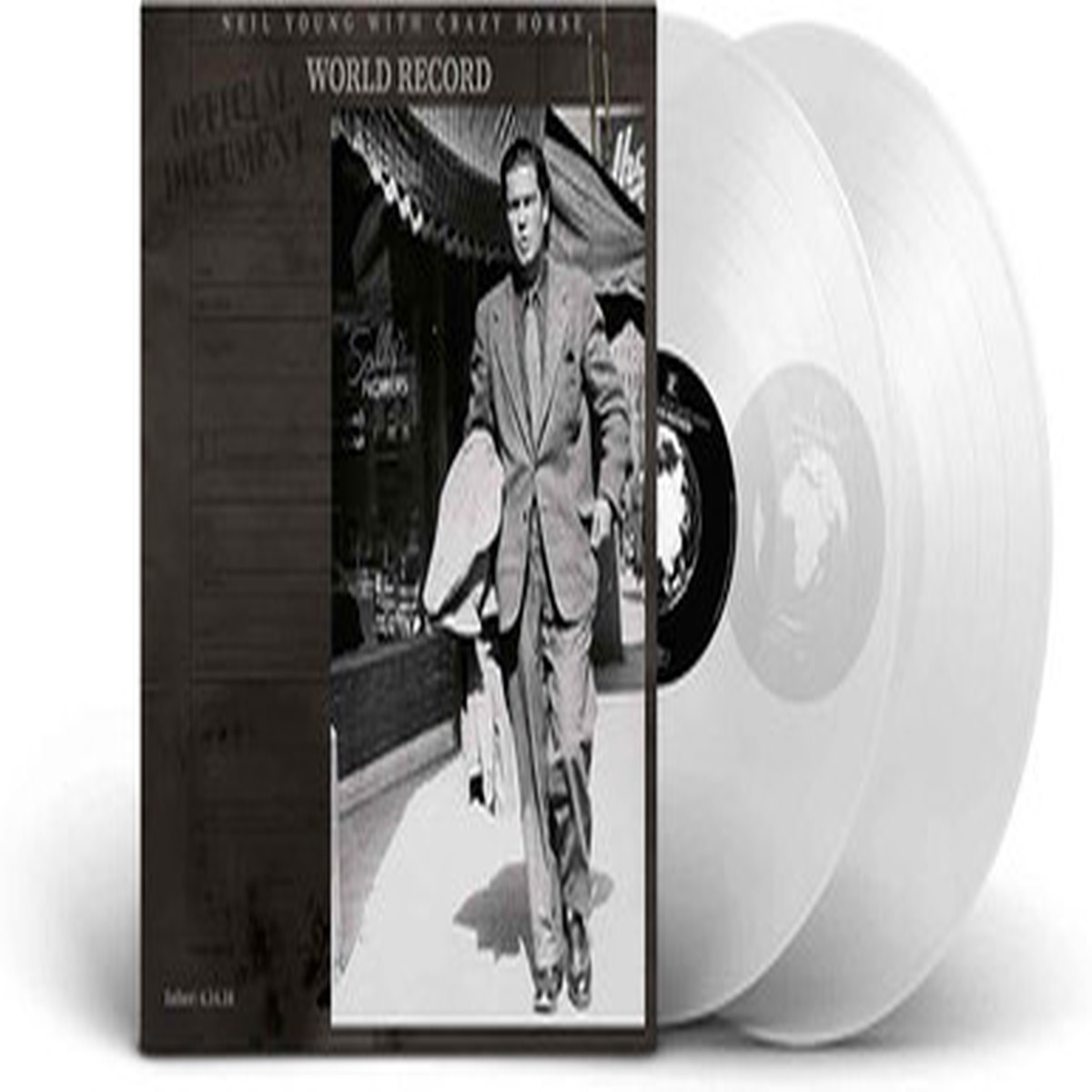 Neil Young With Crazy Horse - World Record (2LP) - Clear Vinyl
