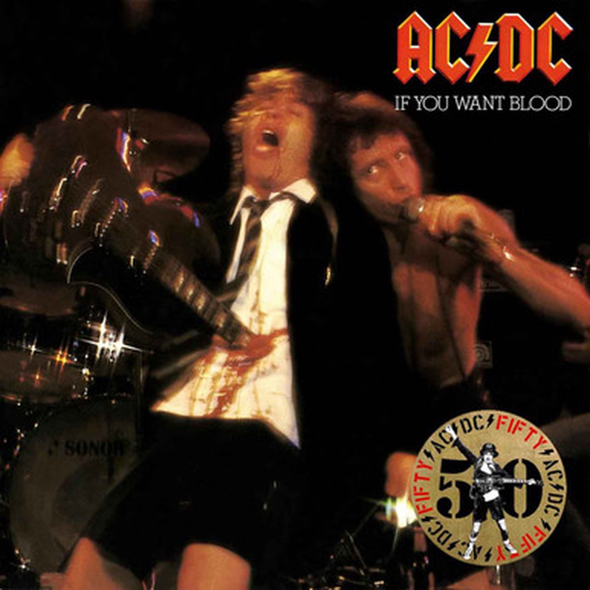 AC/DC - If You Want Blood You've Got It (LP) - 50th Anniversary Gold Vinyl