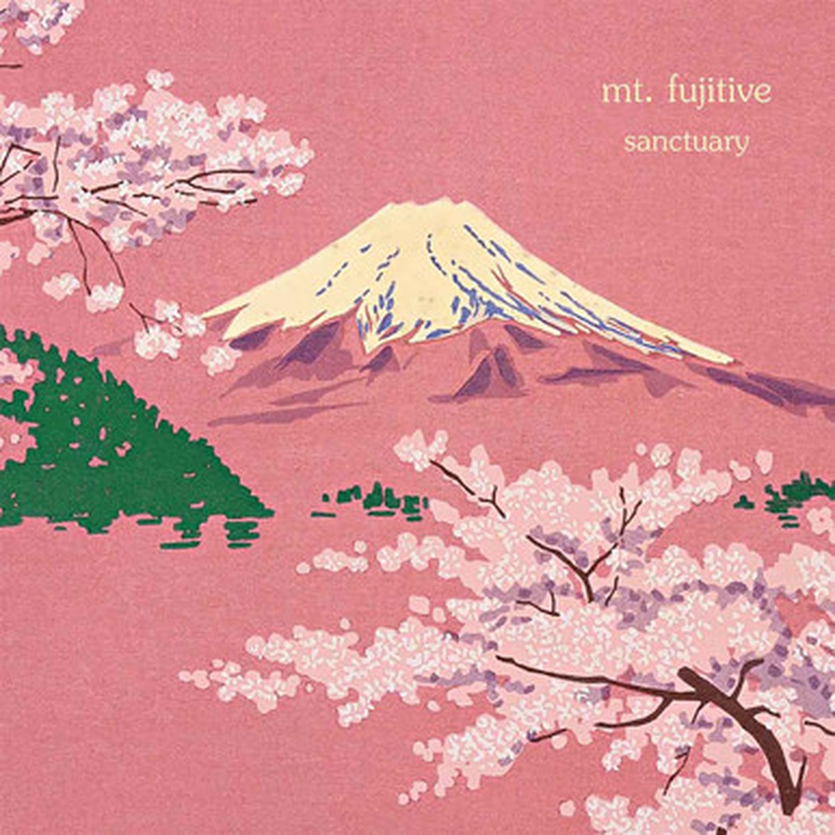 mt. fujitive - sanctuary (LP) - Pink Vinyl
