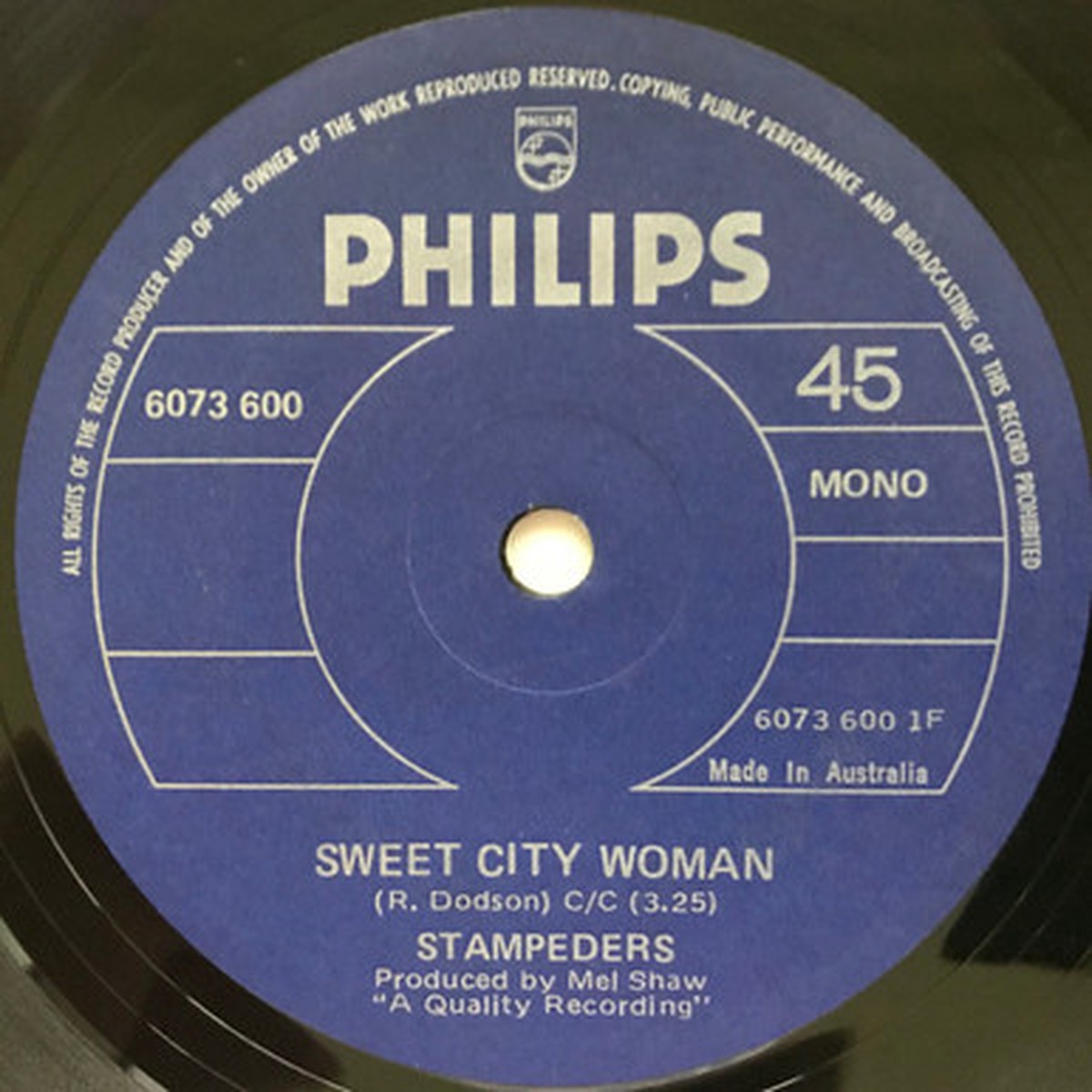 Stampeders - Sweet City Woman (7" Single) - 45RPM - G+/Generic