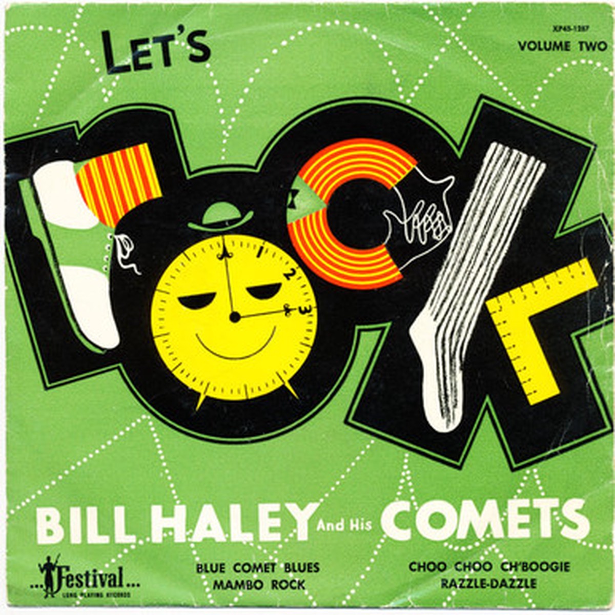 Bill Haley And His Comets - Lets Rock - Volume II (7" Single) - 45RPM - G+/VG