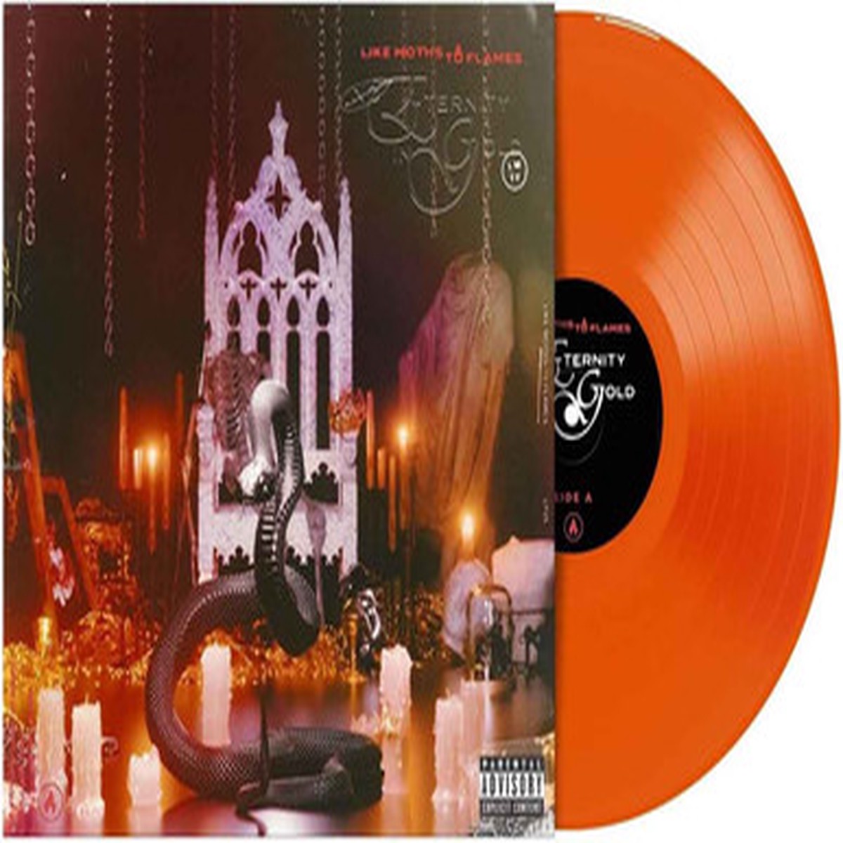 Like Moths To Flames - No Eternity In Gold (LP) - Transparent Orange Vinyl