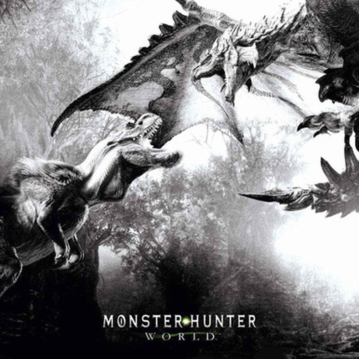 Capcom Sound Team - Monster Hunter: World (LP) - Yellow & Blue Vinyl