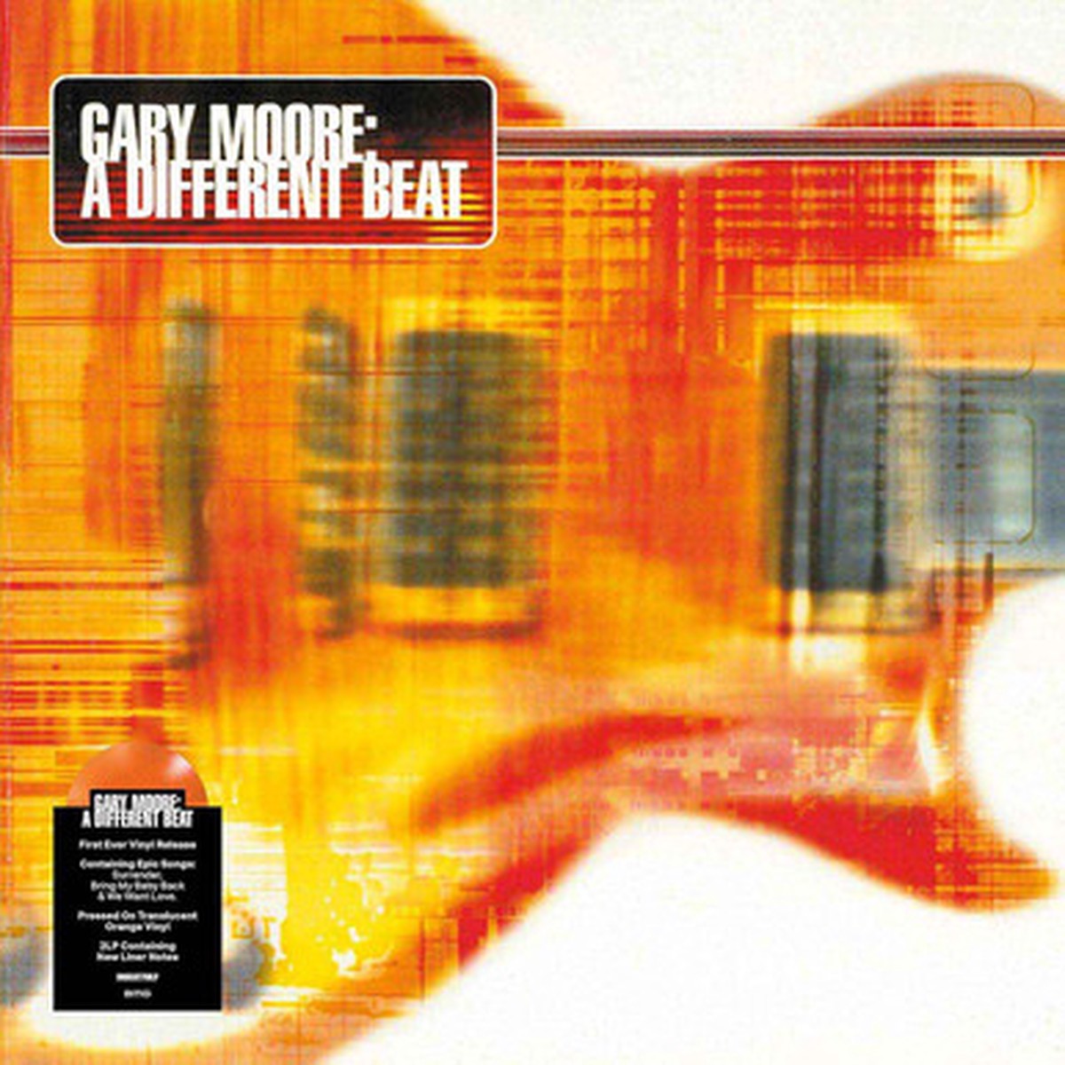 Gary Moore - A Different Beat (2LP) - Orange Translucent Vinyl