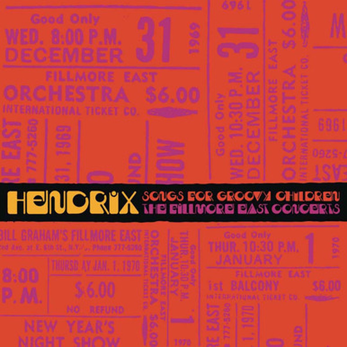 Jimi Hendrix - Songs For Groovy Children (The Fillmore East Concerts) (8LP)