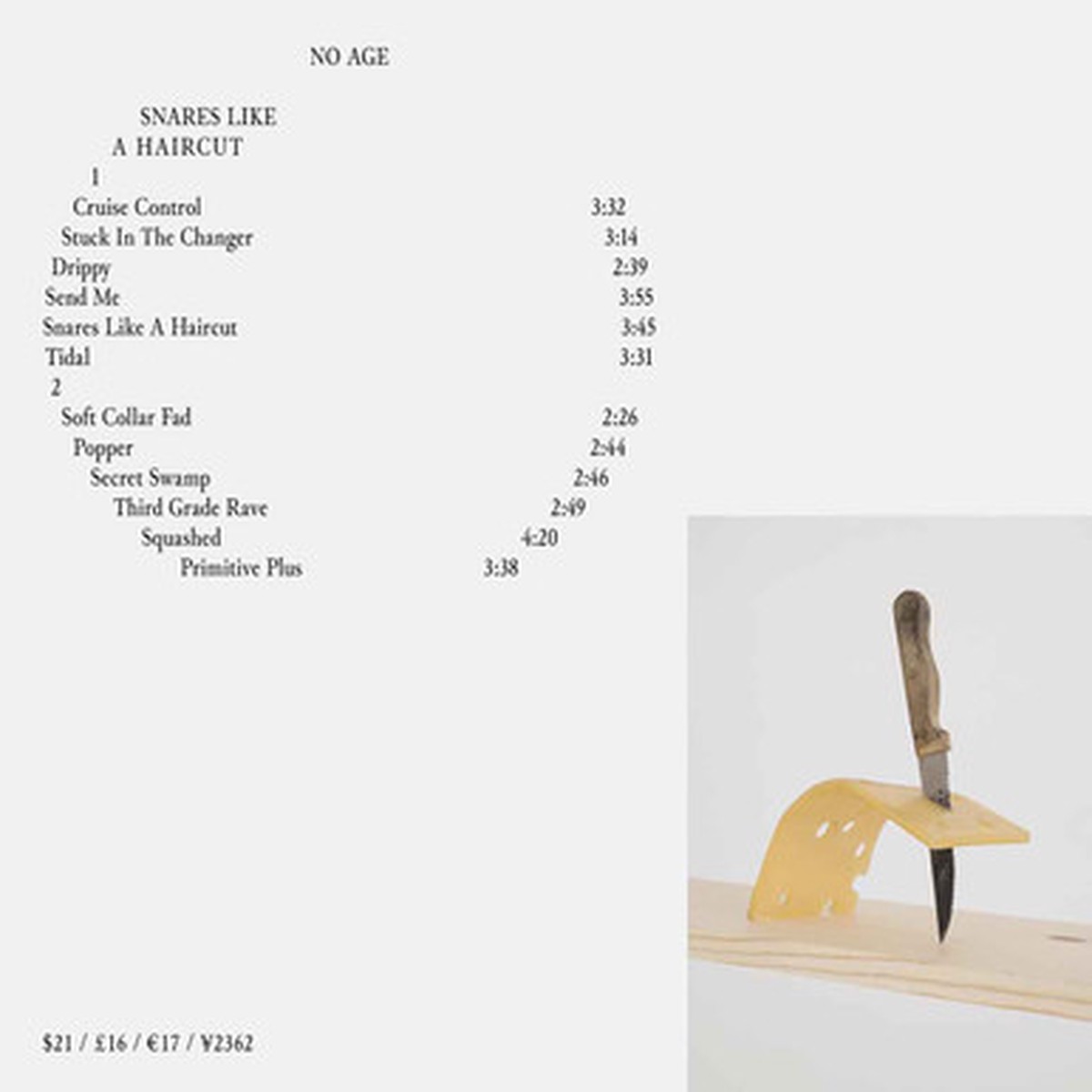 No Age - Snares Like A Haircut (LP)