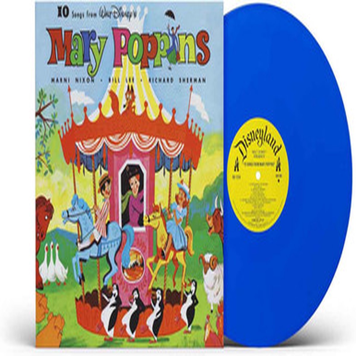 Various - 10 Songs From Mary Poppins (LP) - 60th Anniversary Blue Vinyl