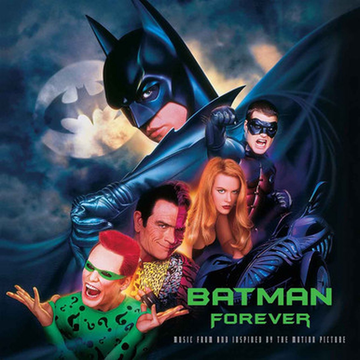 Various - Batman Forever (Music From And Inspired By The Motion Picture) (LP) - Blue/Silver Vinyl