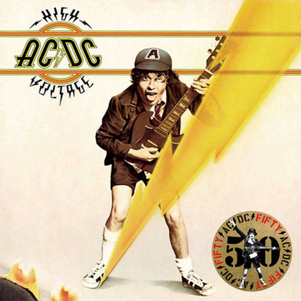 AC/DC - High Voltage (LP) - 50th Anniversary Gold Vinyl