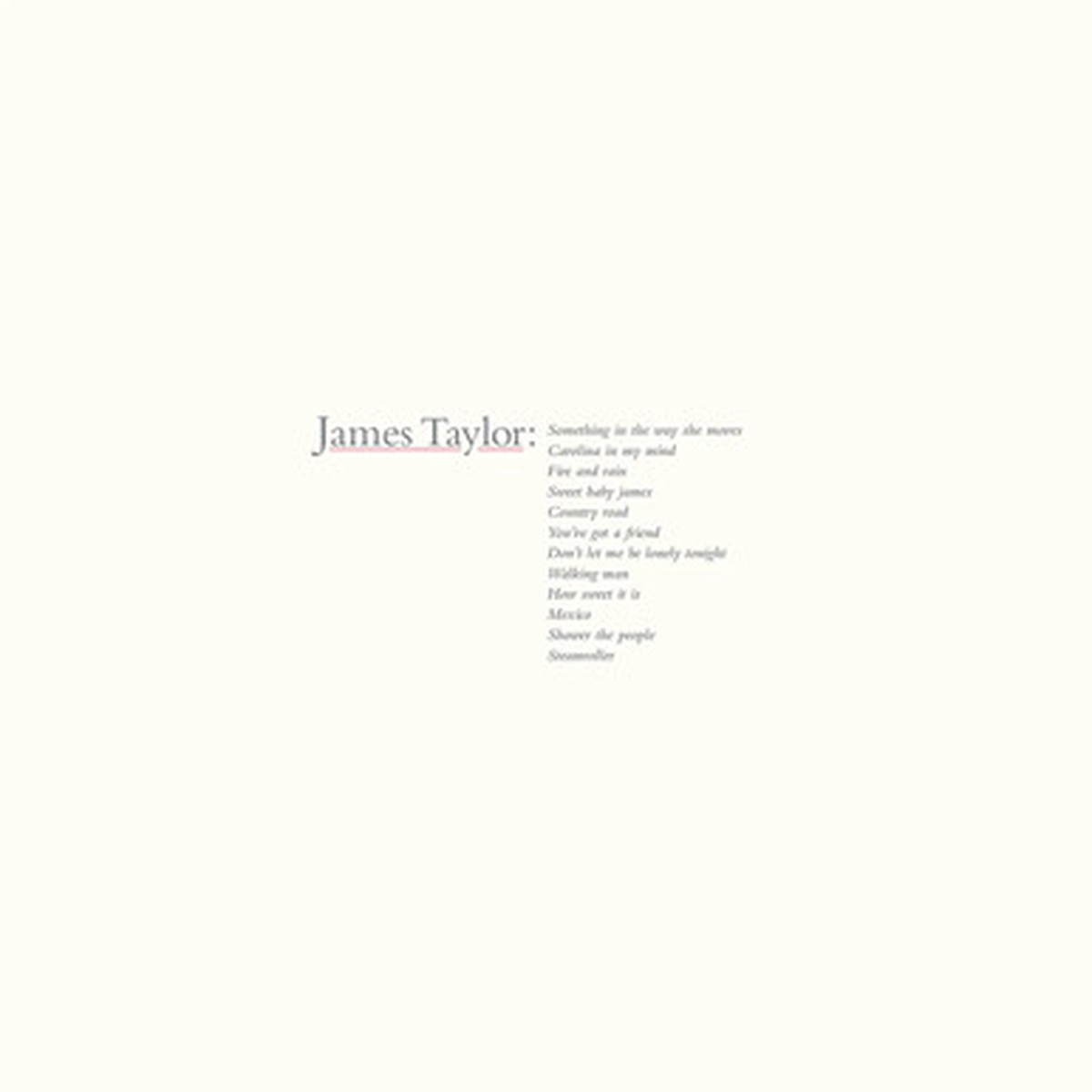 James Taylor - James Taylor's Greatest Hits (LP)