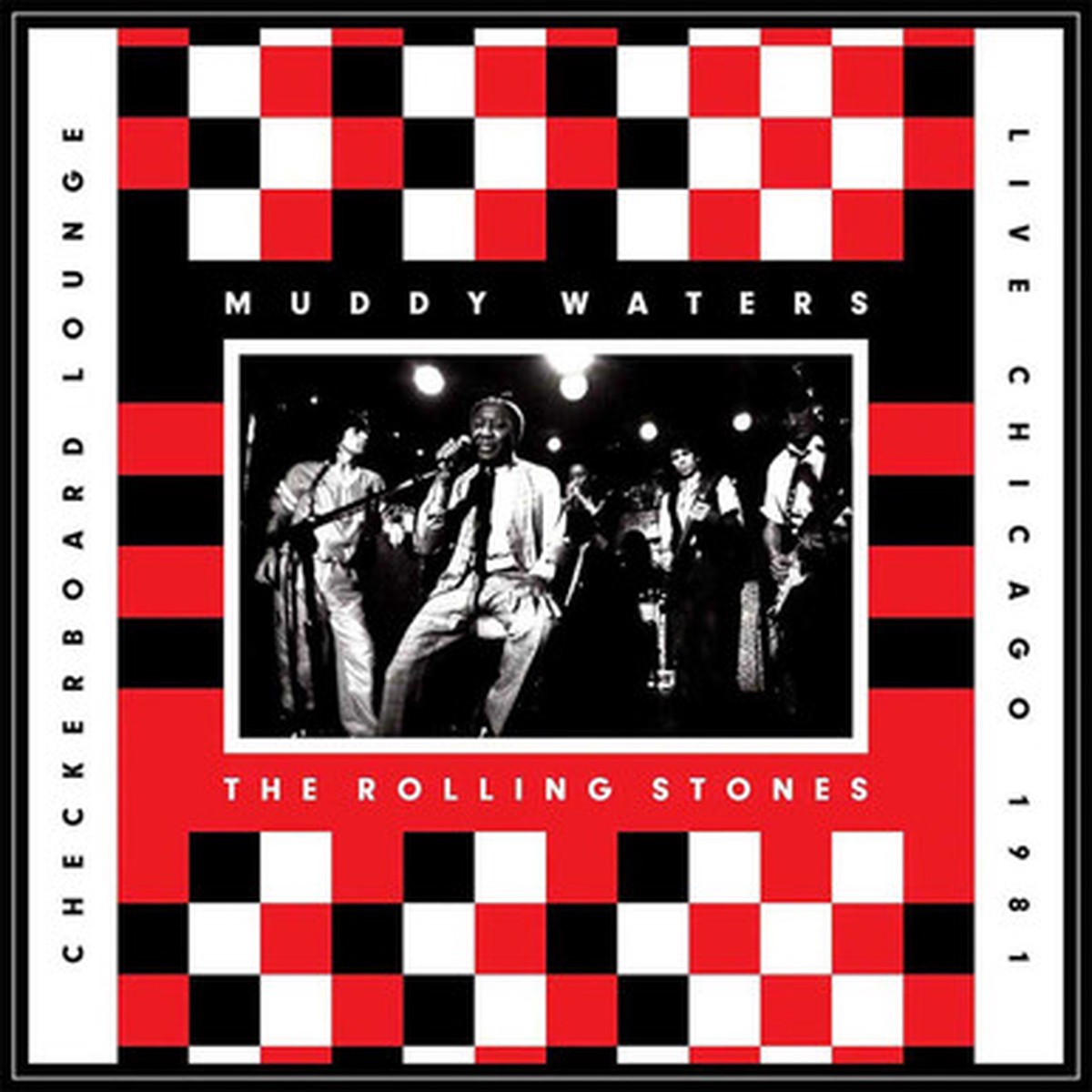 Muddy Waters, The Rolling Stones - Checkerboard Lounge - Live Chicago 1981 (LP) - Opaque Red/White Vinyl