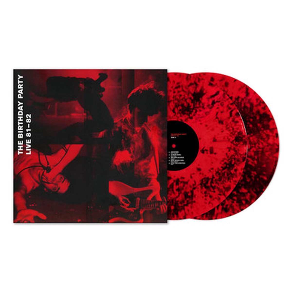 The Birthday Party - Live 81-82 (LP) - Red w/Black Dust Vinyl