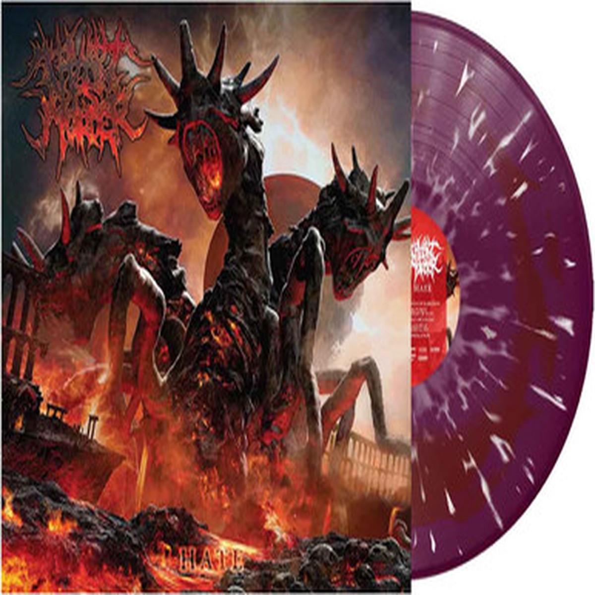 Thy Art Is Murder - Hate (LP) - Limited Edition Purple & Red Swirl W/ White Splatter Vinyl