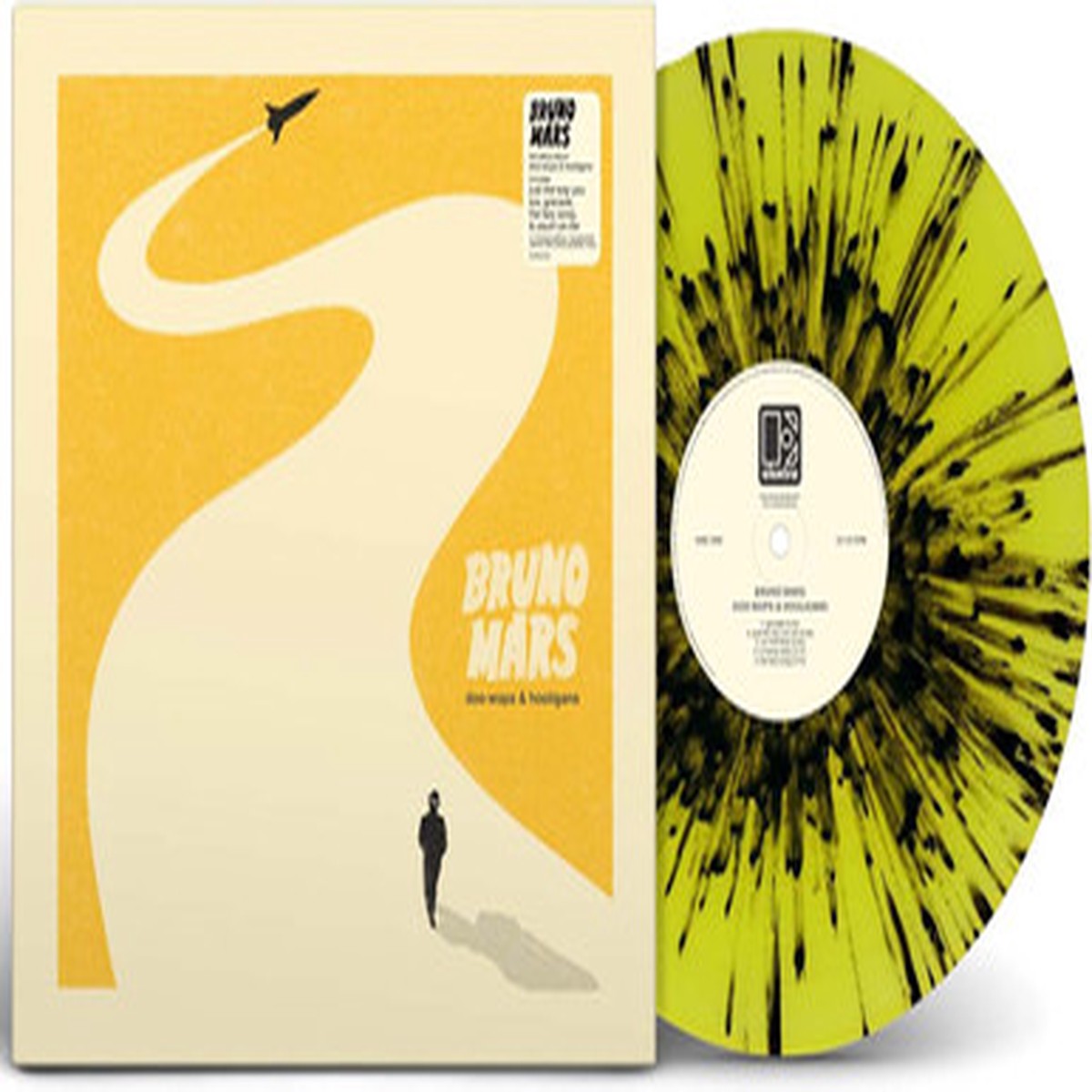 Bruno Mars - Doo - Wops & Hooligans (LP) - Translucent Yellow and Black Splatter Vinyl