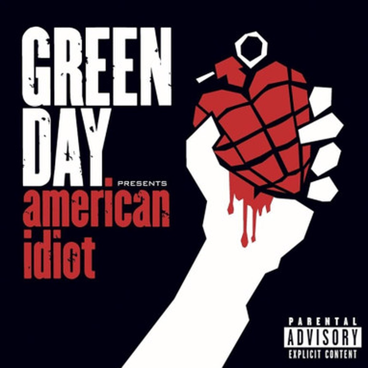 Green Day - American Idiot (2LP) - Red & Black Vinyl