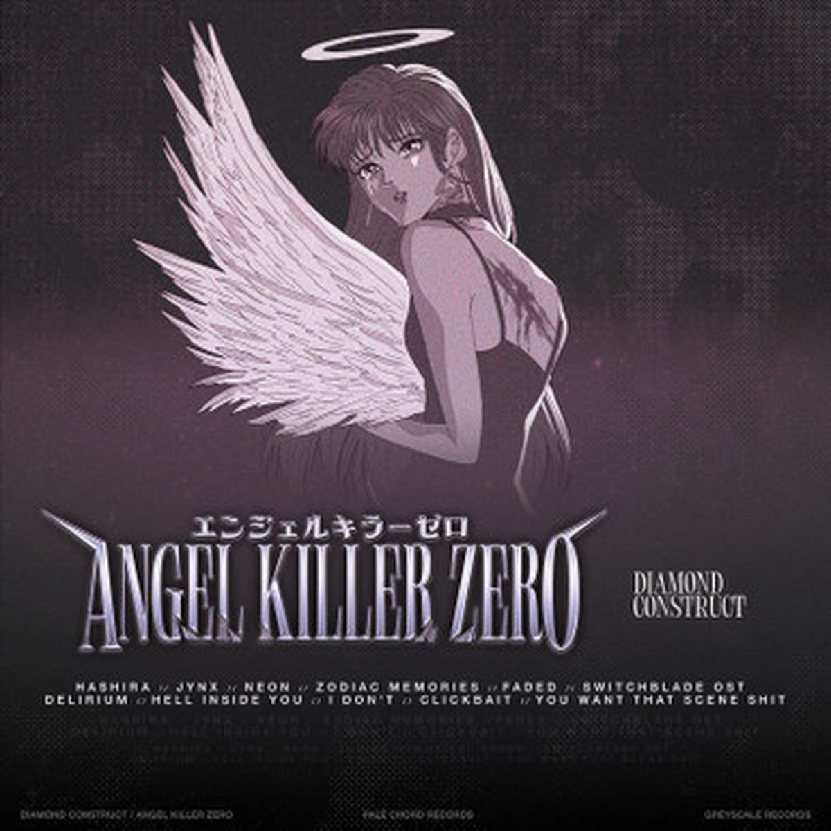 Diamond Construct - Angel Killer Zero (LP) - Milky White/Purple Marbled Vinyl