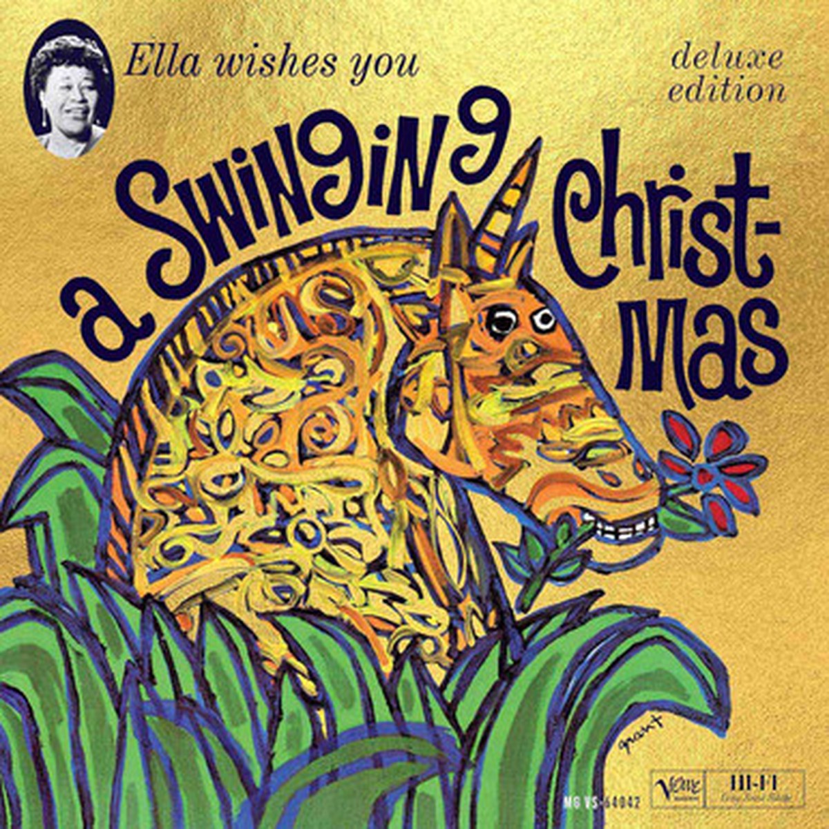Ella Fitzgerald - Ella Wishes You A Swinging Christmas: Deluxe Edition (2LP) - Deluxe Edition Mono Vinyl