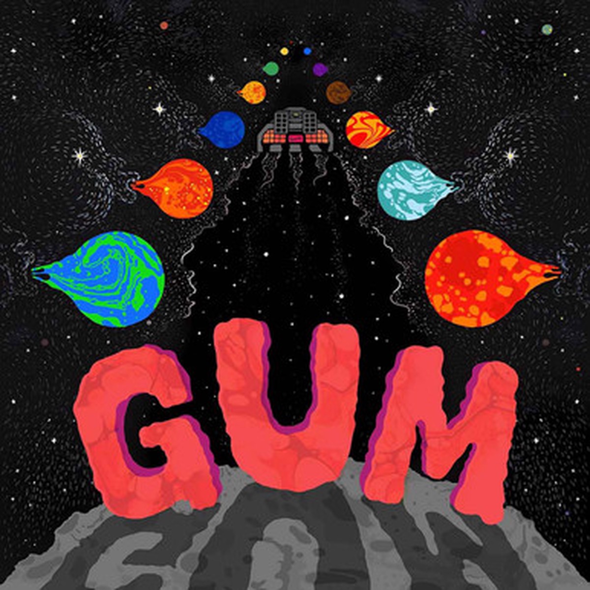 Gum - Delorean Highway (LP) - Matte Silver Vinyl