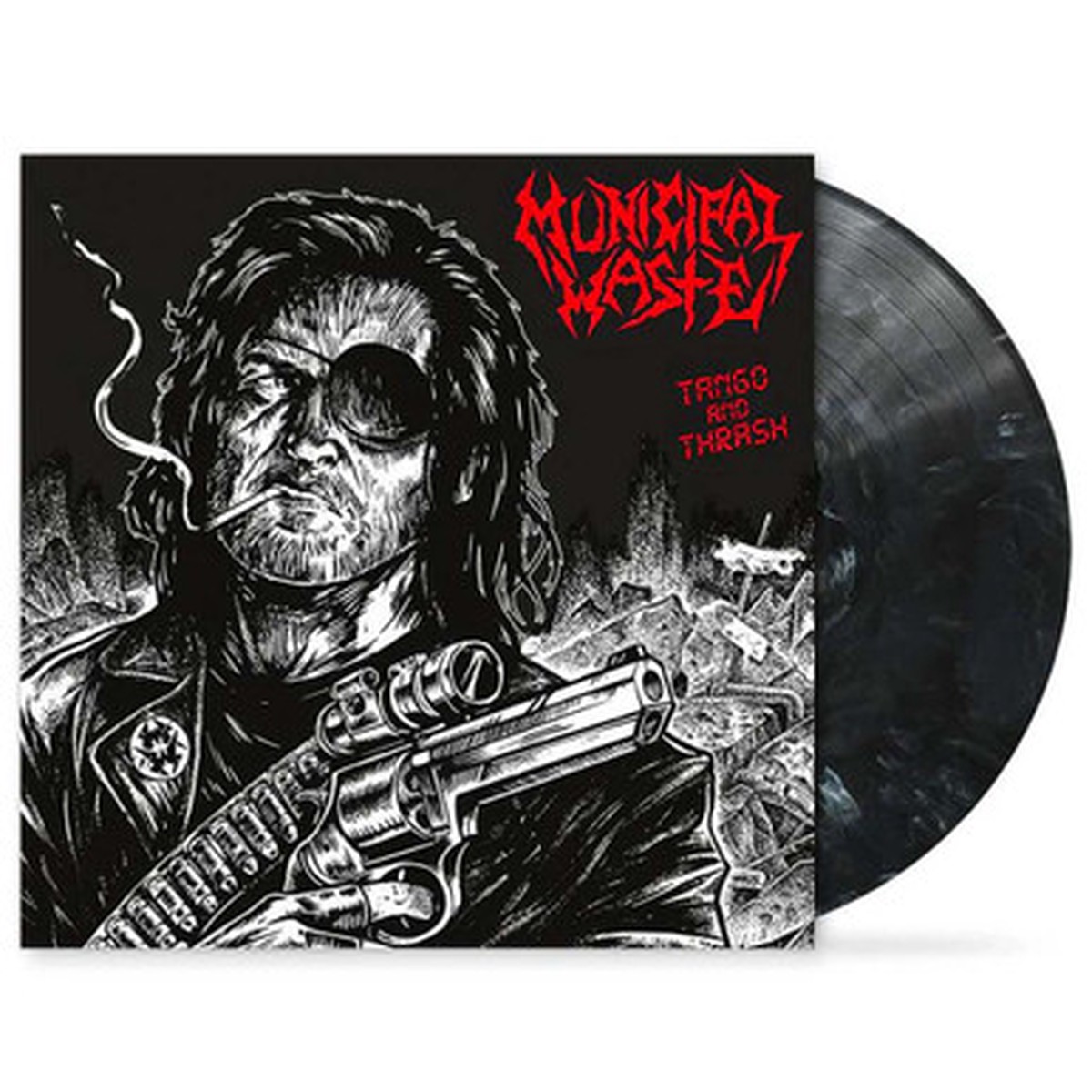Municipal Waste - Tango & Thrash (Redux) (LP) - Black/White Marbled Vinyl