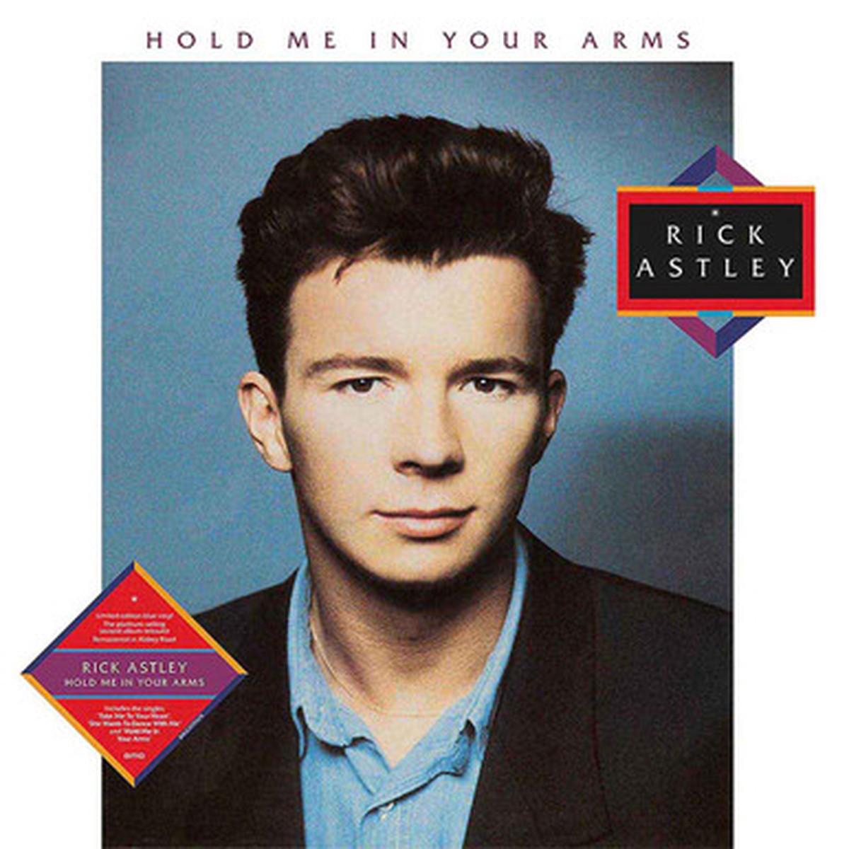 Rick Astley - Hold Me In Your Arms (LP) - Blue Vinyl